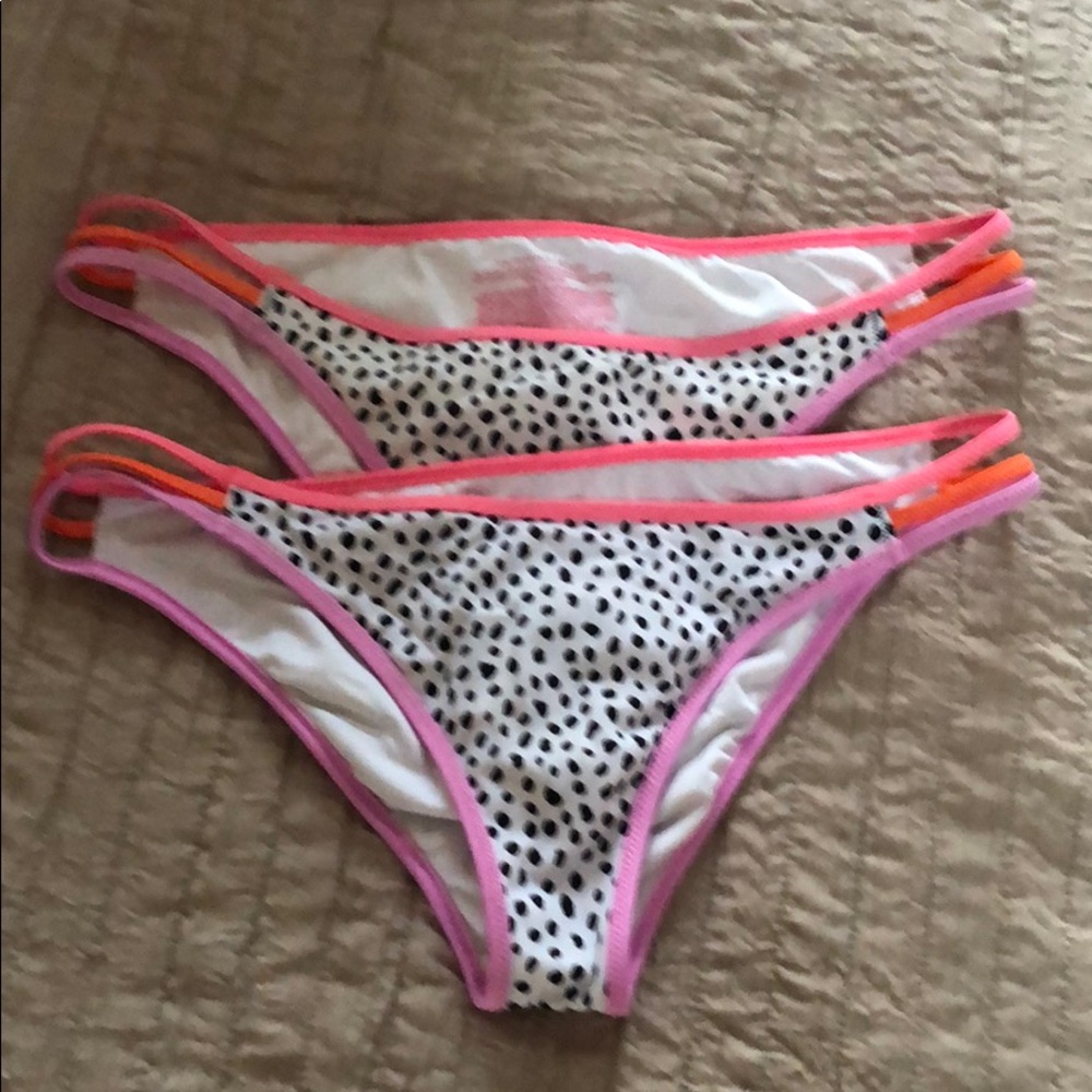 2 Victoria’s Secret bikini bottoms size medium